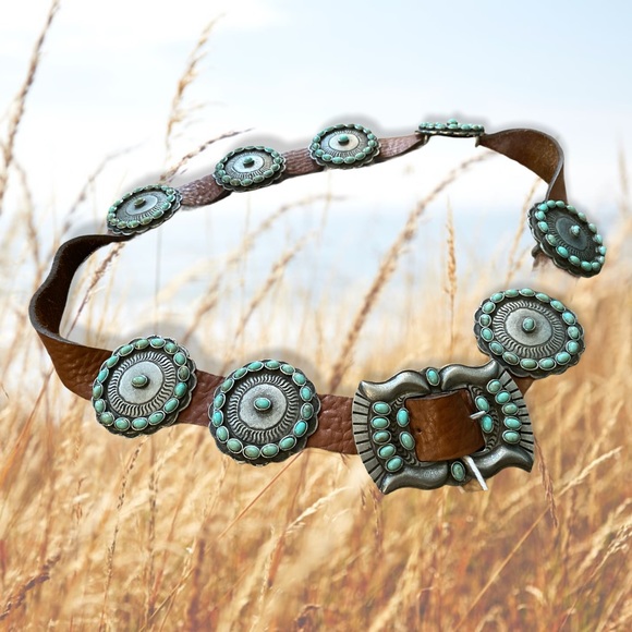 Double D Ranch Accessories - Sliding Concho Belt // Double D